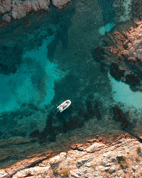 Promenade en mer au départ de san Ciprianu - Porto-Vecchio Sud Corse