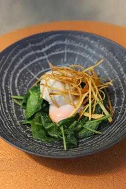 Oeuf parfait - Restaurant Saint Cyprien Porto-Vecchio