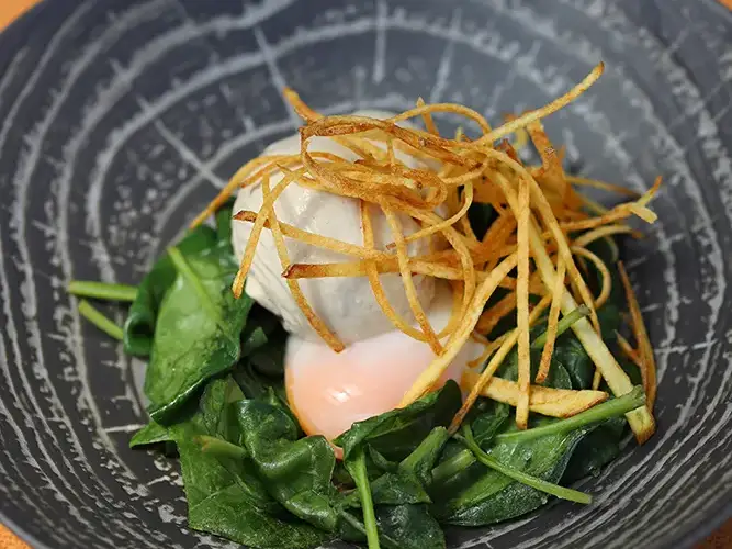 Oeuf parfait - Restaurant Saint Cyprien Porto-Vecchio