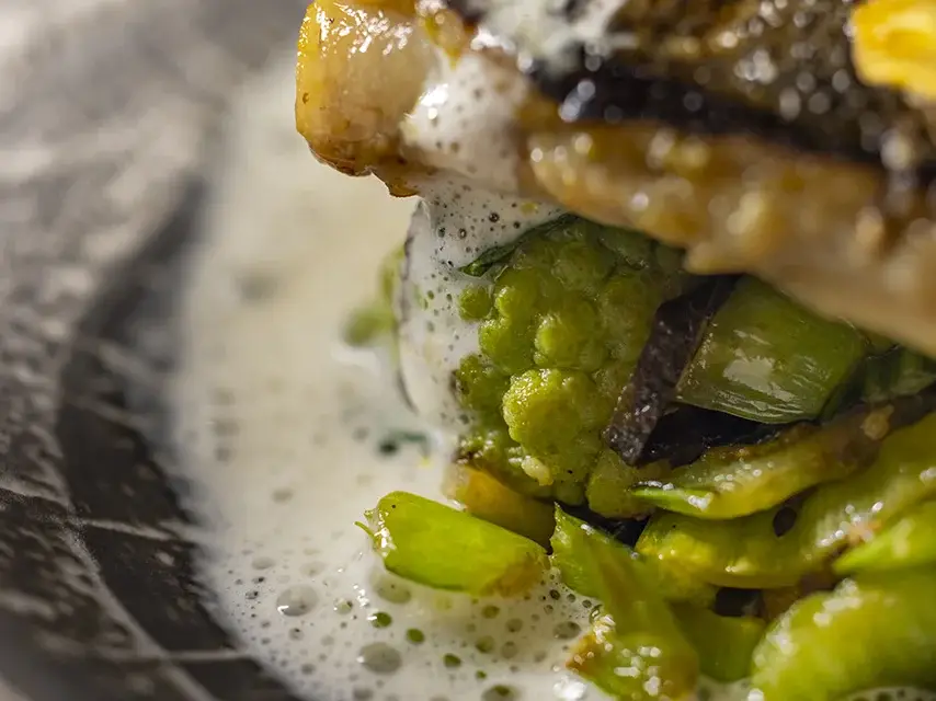 Plat poisson du restaurant Bistronomique San Ciprianu Porto-Vecchio