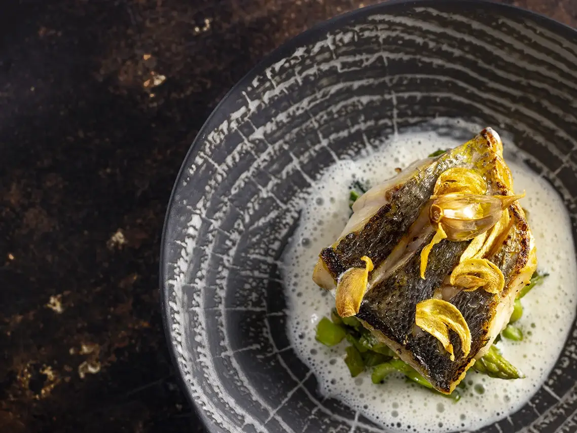 Plat poisson du restaurant Bistronomique San Ciprianu Porto-Vecchio