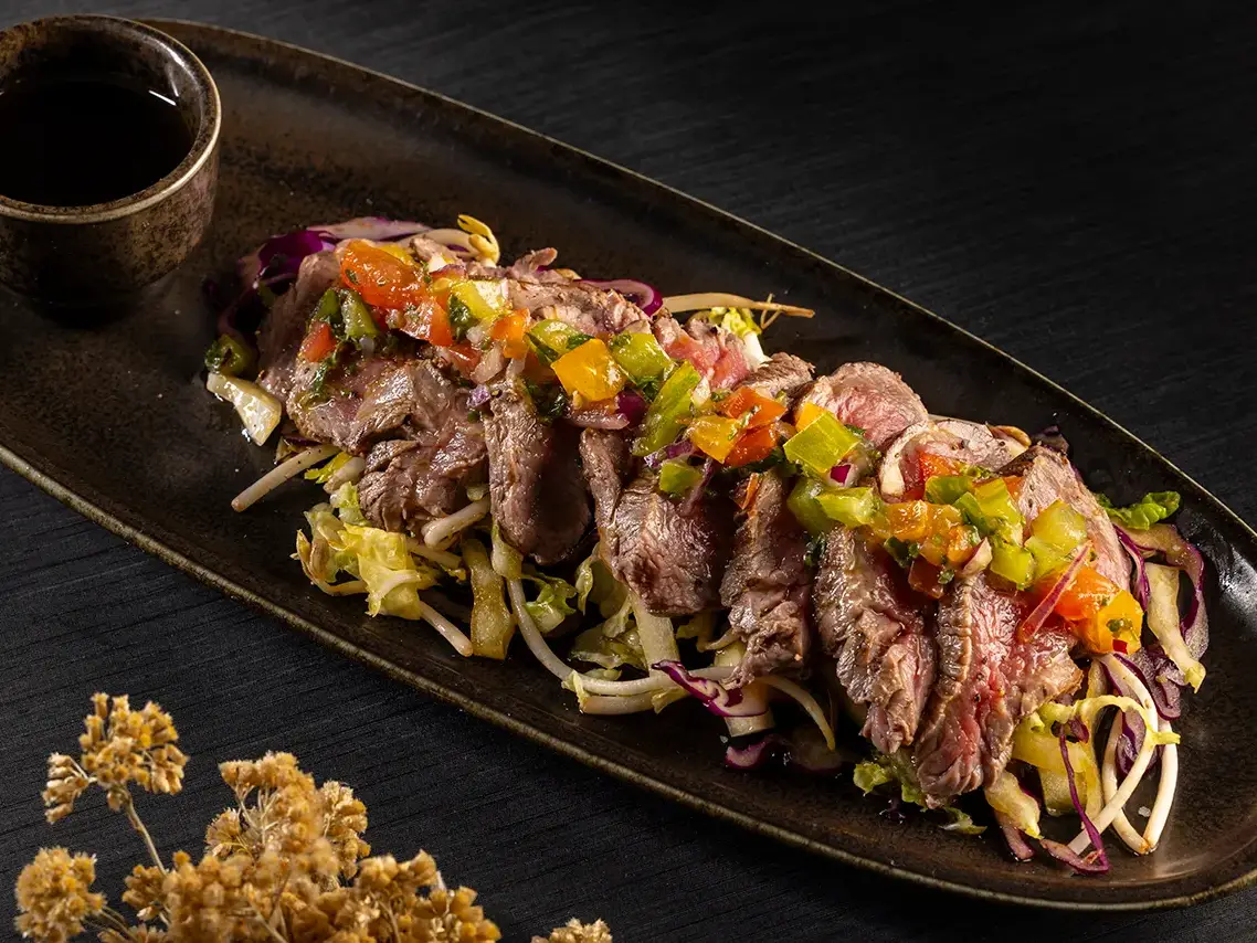 Plat bœuf du restaurant Bistronomique San Ciprianu Porto-Vecchio