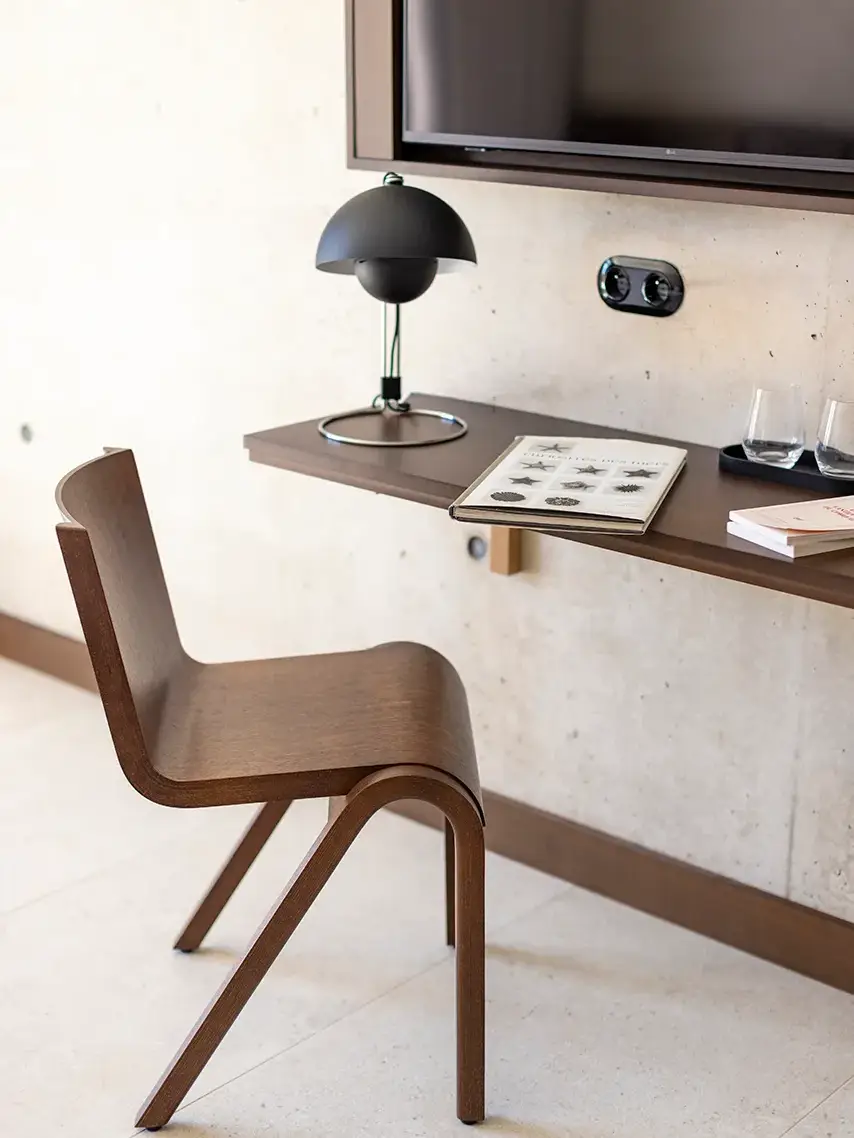 Bureau de la Chambre Club Terrasse de l'hôtel 4 étoiles à Porto-vecchio