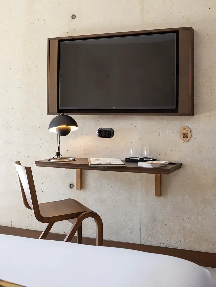 Bureau de la Chambre Club Terrasse de l'hôtel 4 étoiles à Porto-vecchio