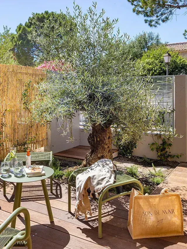 Jardin de la Chambre Deluxe Jardin de l'hôtel 4 étoiles à Porto-vecchio
