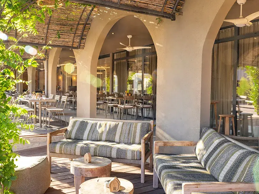 terrasse de La cave à vins Bar et Lounge San Ciprianu Porto-Vecchio