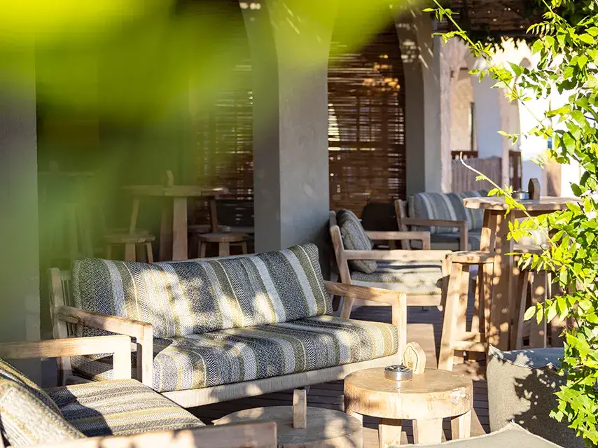 terrasse de La cave à vins Bar et Lounge San Ciprianu Porto-Vecchio