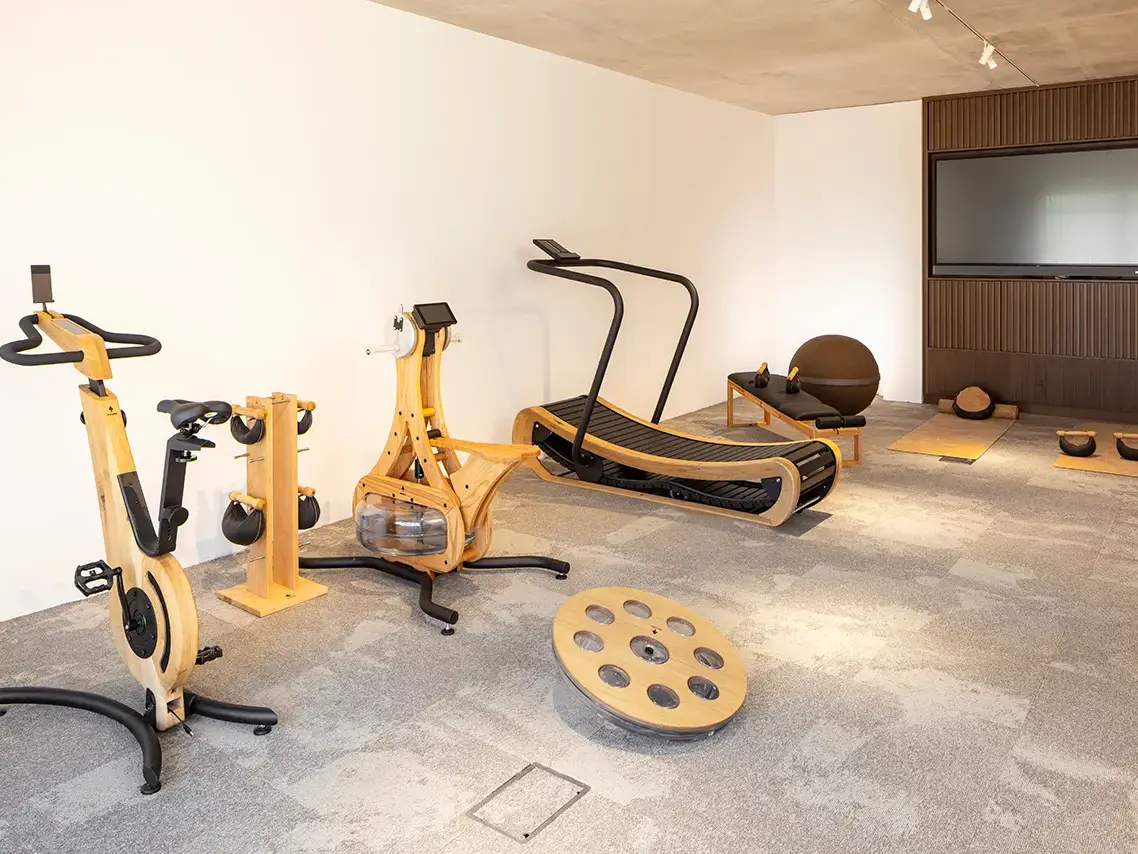 Salle de Fitness à l'hôtel Spa à San Ciprianu - Porto-Vecchio