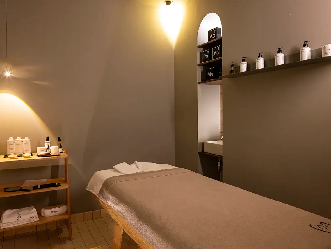 Salle de massage à l'hôtel Spa à San Ciprianu - Porto-Vecchio